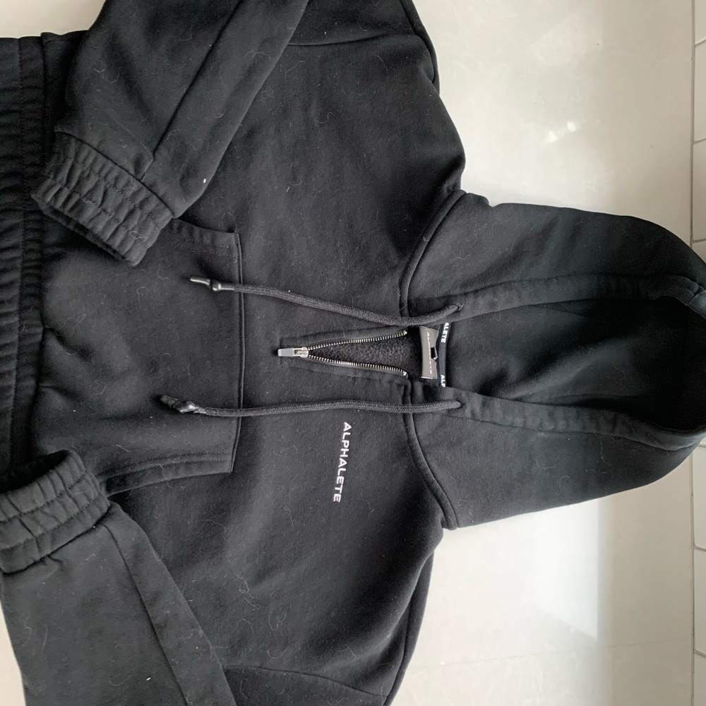 Alphalete cropped hoodie -small